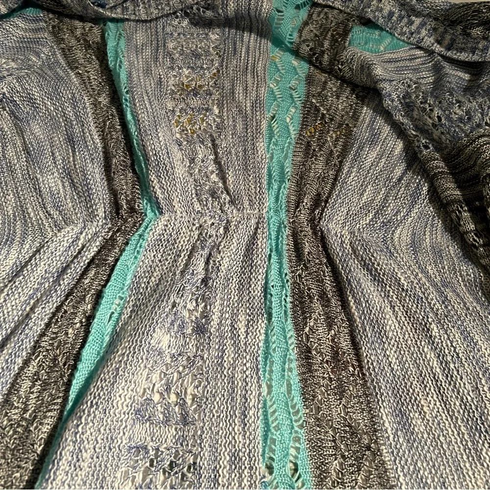 New Direction Open Front Cardigan Sweater Size L - Picture 6 of 8